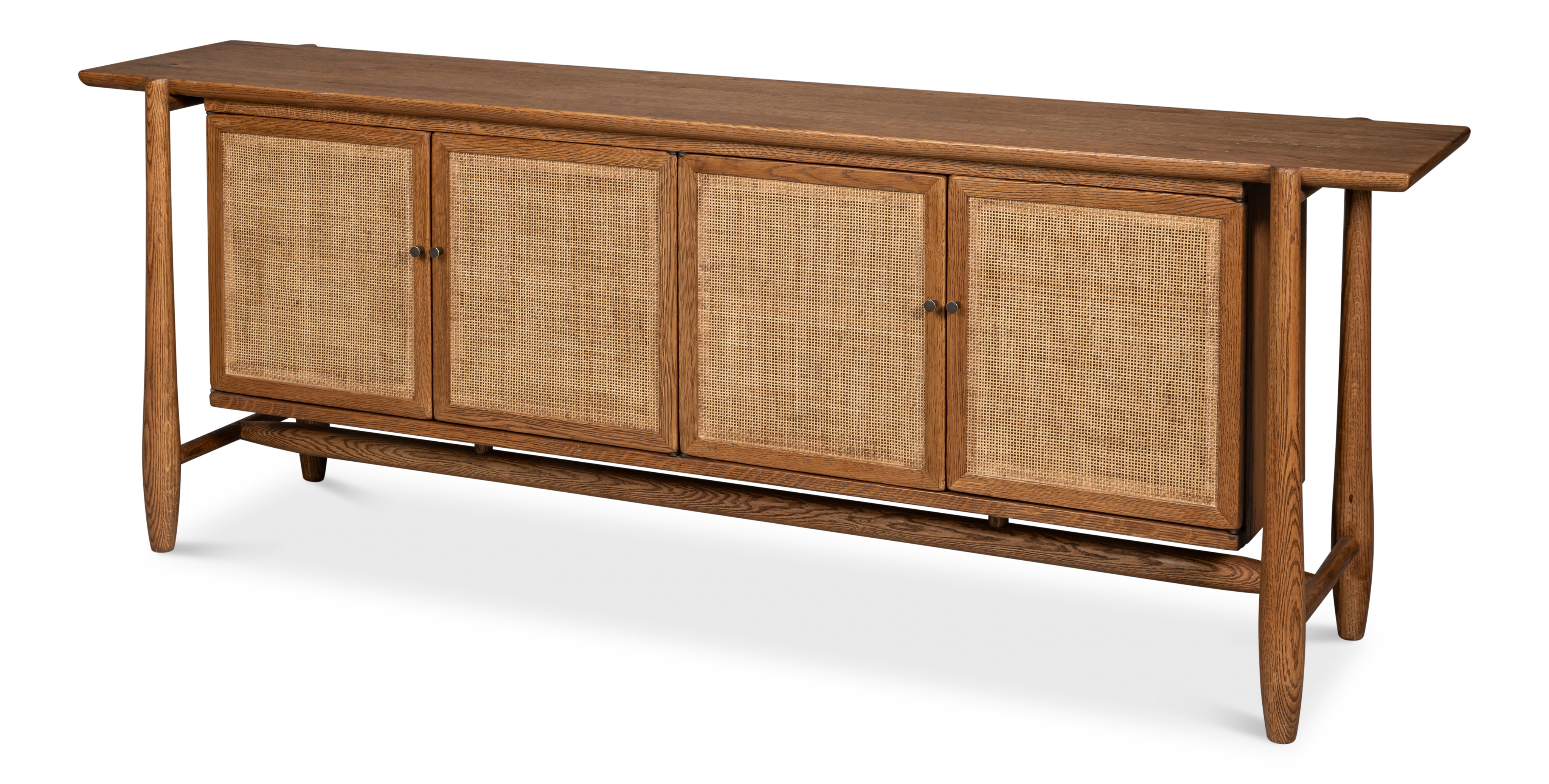 Nido Sideboard, 4 Doors, Cabinets & Sideboard by Sarreid, 85" length x 19" width x 30" height View 1