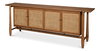 Nido Sideboard, 4 Doors, Cabinets & Sideboard by Sarreid, 85" length x 19" width x 30" height thumbnail 1