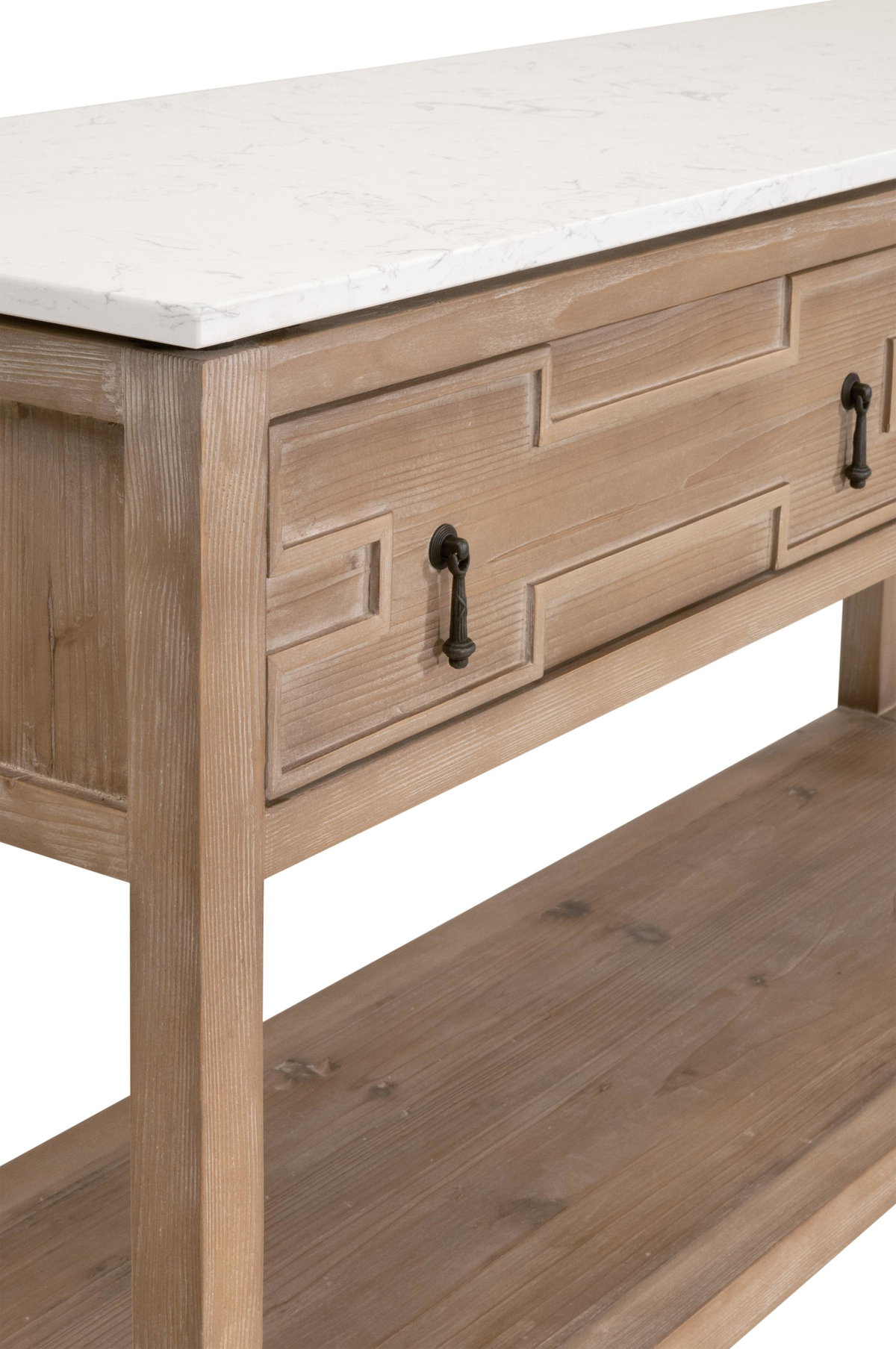 Emerie 2-Drawer Entry Console, Console Table by Essentials for Living, 54" width x 30.25" height x 16.25" depth View 8