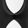 Sobi Textured Matte Black Round Metal Accent Table, Side & End Table by Mercana, 18" length x 18" width x 21.5" height thumbnail 8
