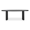 William Dining Table Black, by Moe's Home, 85.75" width x 30" height x 43.25" depth thumbnail 1