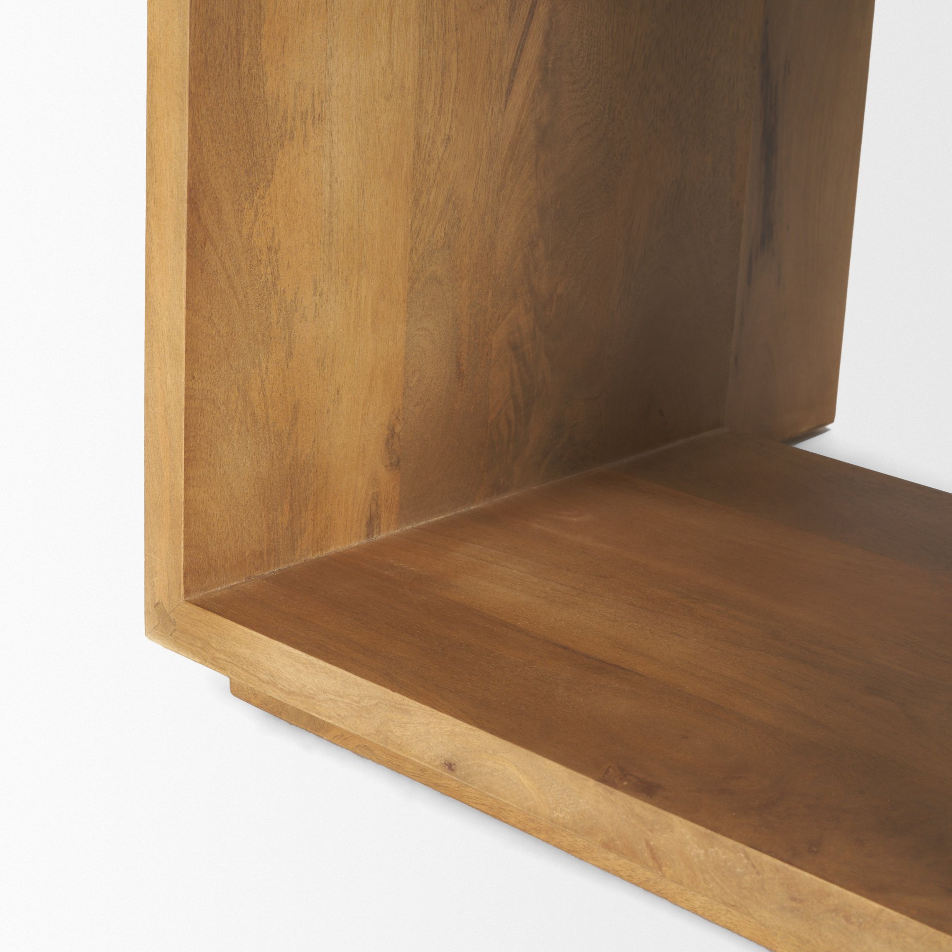 Alanna 22.0L x 15.0W x 22.0H Set of 2 Brown Wood Nesting Accent Tables large image 