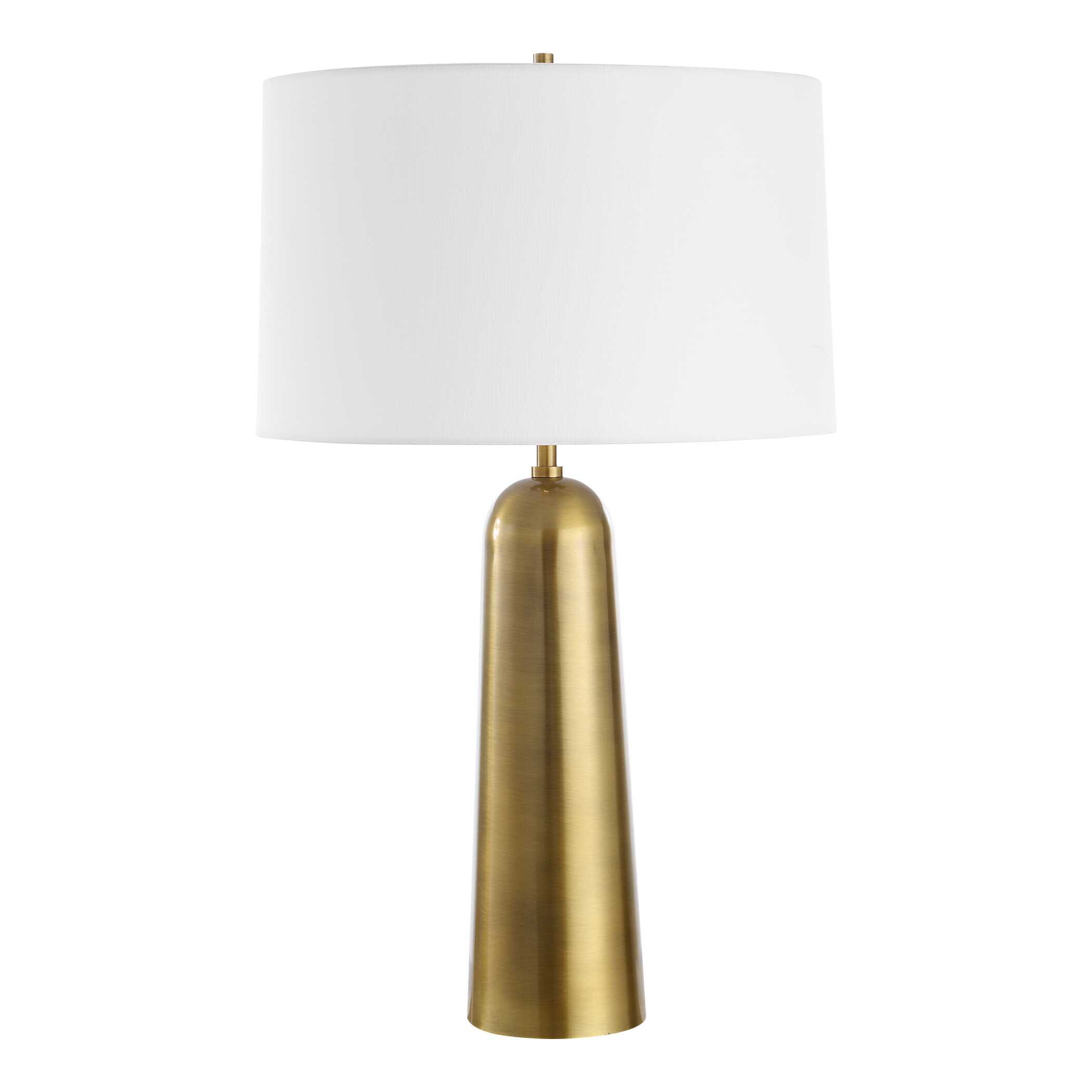 Flinchem Brass Table Lamp, by Uttermost, 17" width x 28" height x 17" depth View 5