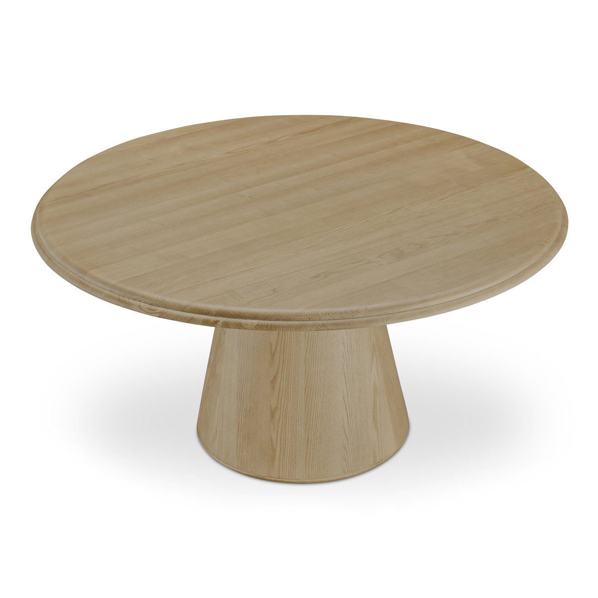 Tutto Dining Table Natural, by Moe's Home, 60" width x 30" height x 60" depth View 2