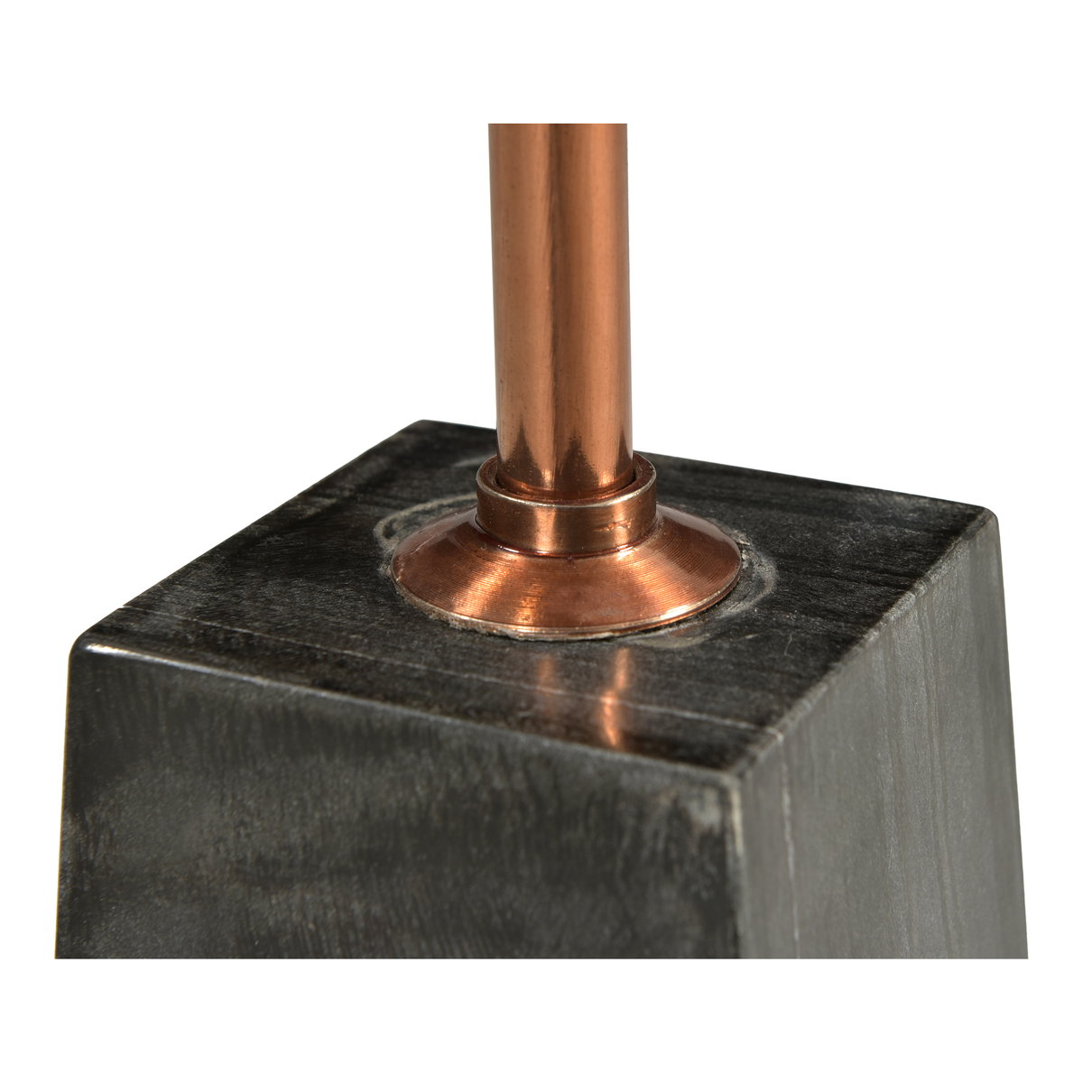 Dawn Accent Table White, Side & End Table by Moe's Home, 12" width x 20.5" height x 12" depth View 3