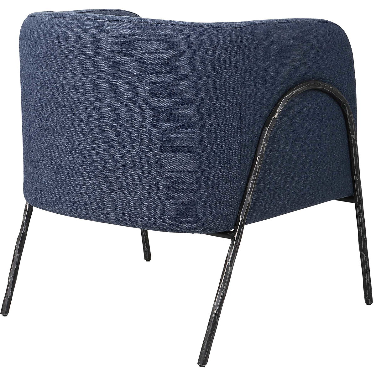 Jacobsen Denim Barrel Chair, Accent Chair by Uttermost, 27" width x 29" height x 27" depth View 6