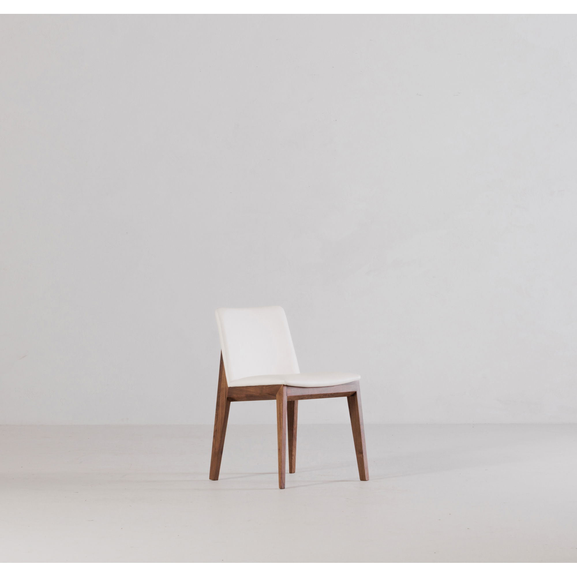 Deco Dining Chair Cream White Pvc - Set Of Two, by Moe's Home, 21" width x 31" height x 21" depth View 15