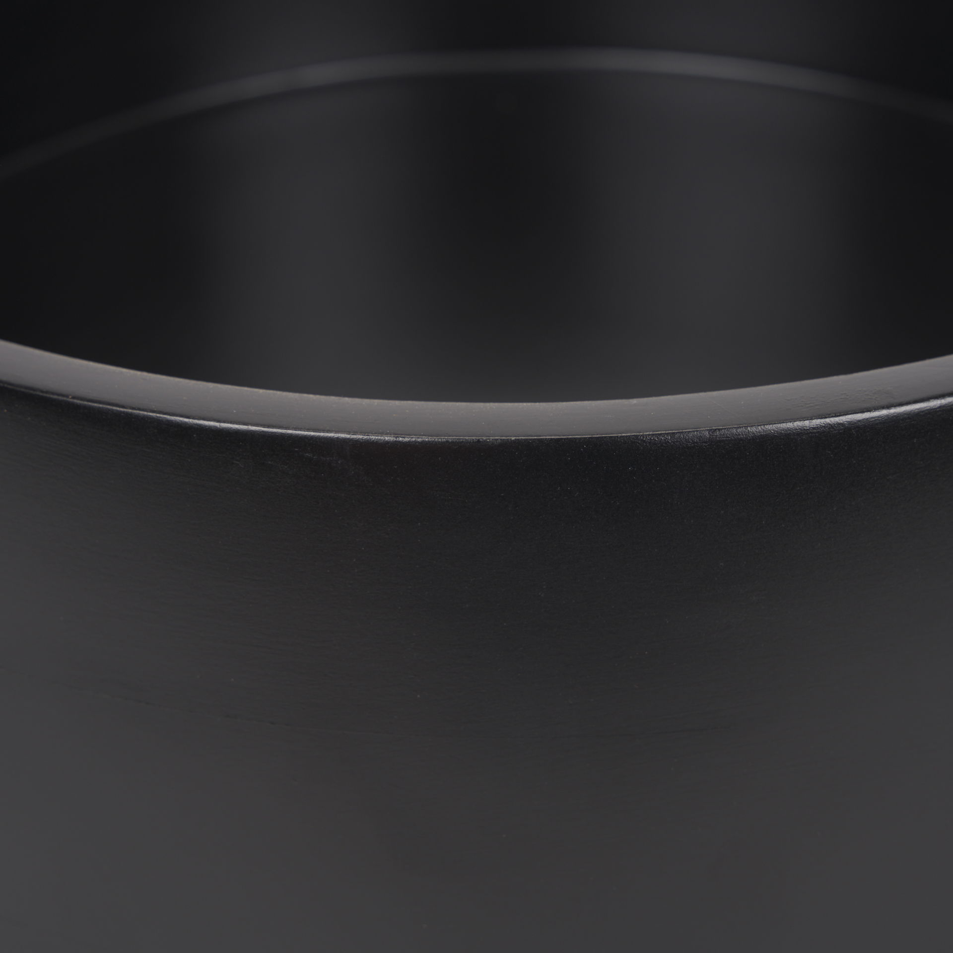 Kadara Black Solid Wood Decorative Bowl, by Mercana, 14" length x 14" width x 5.5" height View 6