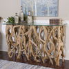 Teak Wood Console, Furniture by Uttermost, 59" width x 34.6" height x 17.72" depth thumbnail 4
