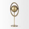 Atlas  Gold Metal Solar System Ornament, Decorative Object by Mercana, 15" length x 7" width x 16" height thumbnail 6