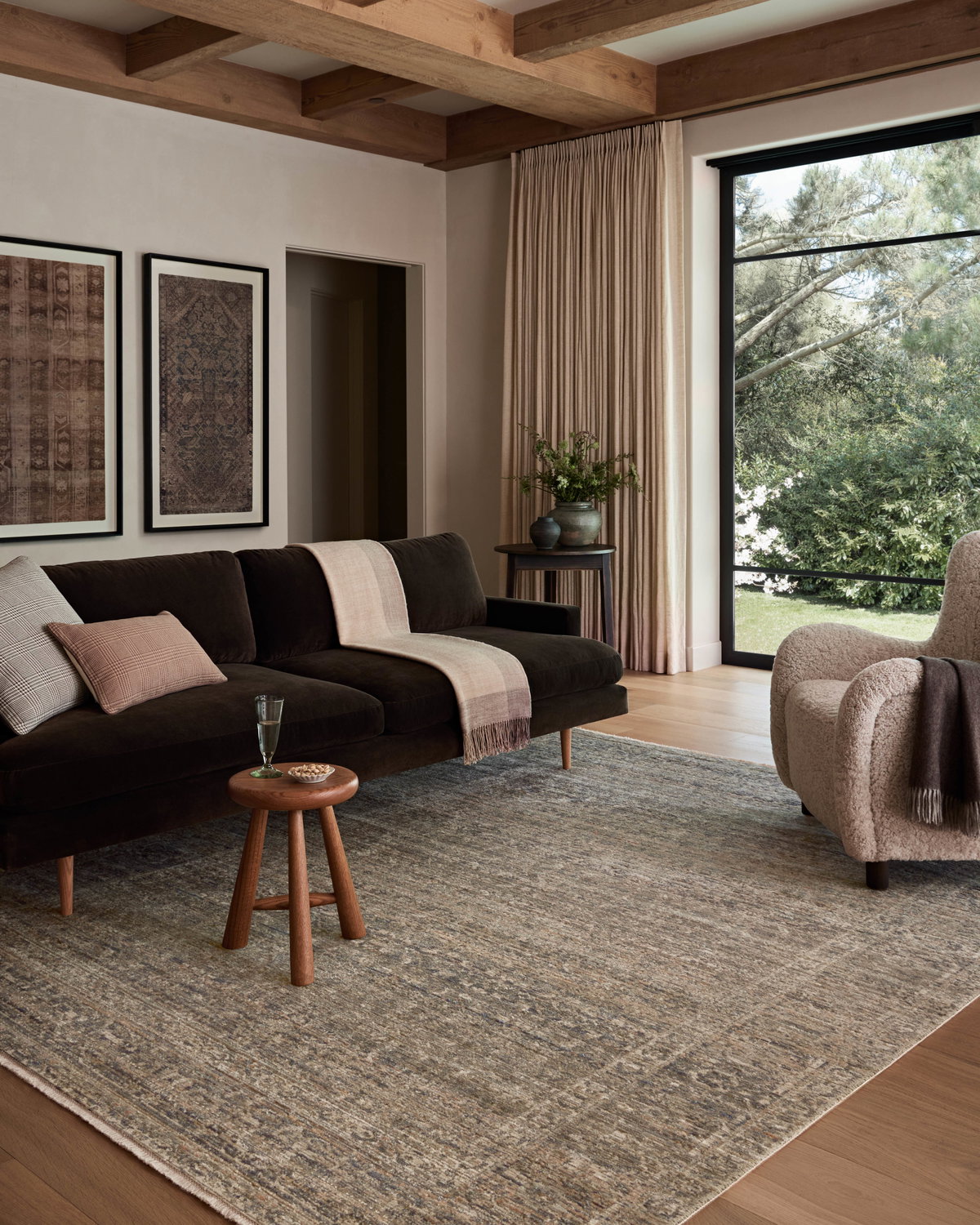Amber Lewis x Loloi Molly Rug, 5'3" length x 7'9" width View 3