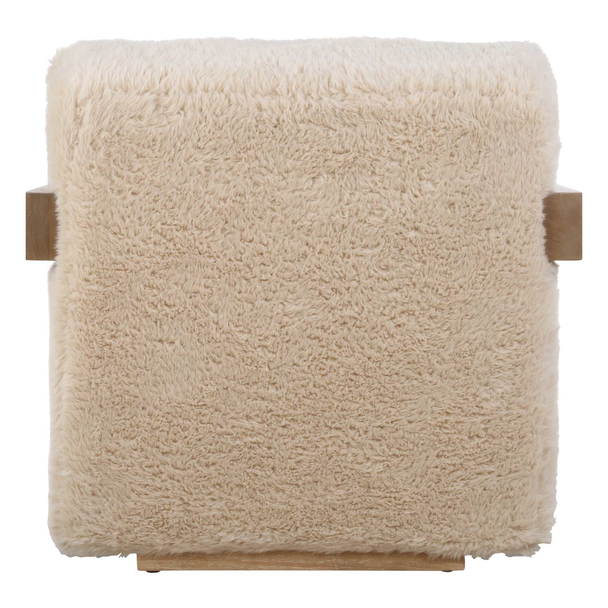 Jackson Sheepskin Accent Chair, Furniture by Uttermost, 29" width x 30" height x 36" depth View 8