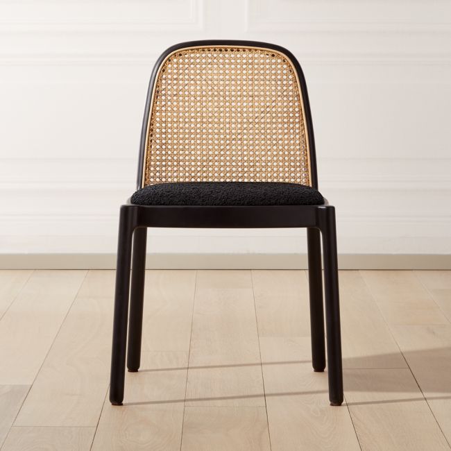 Online Designer Dining Room Nadia Black Cane Chair