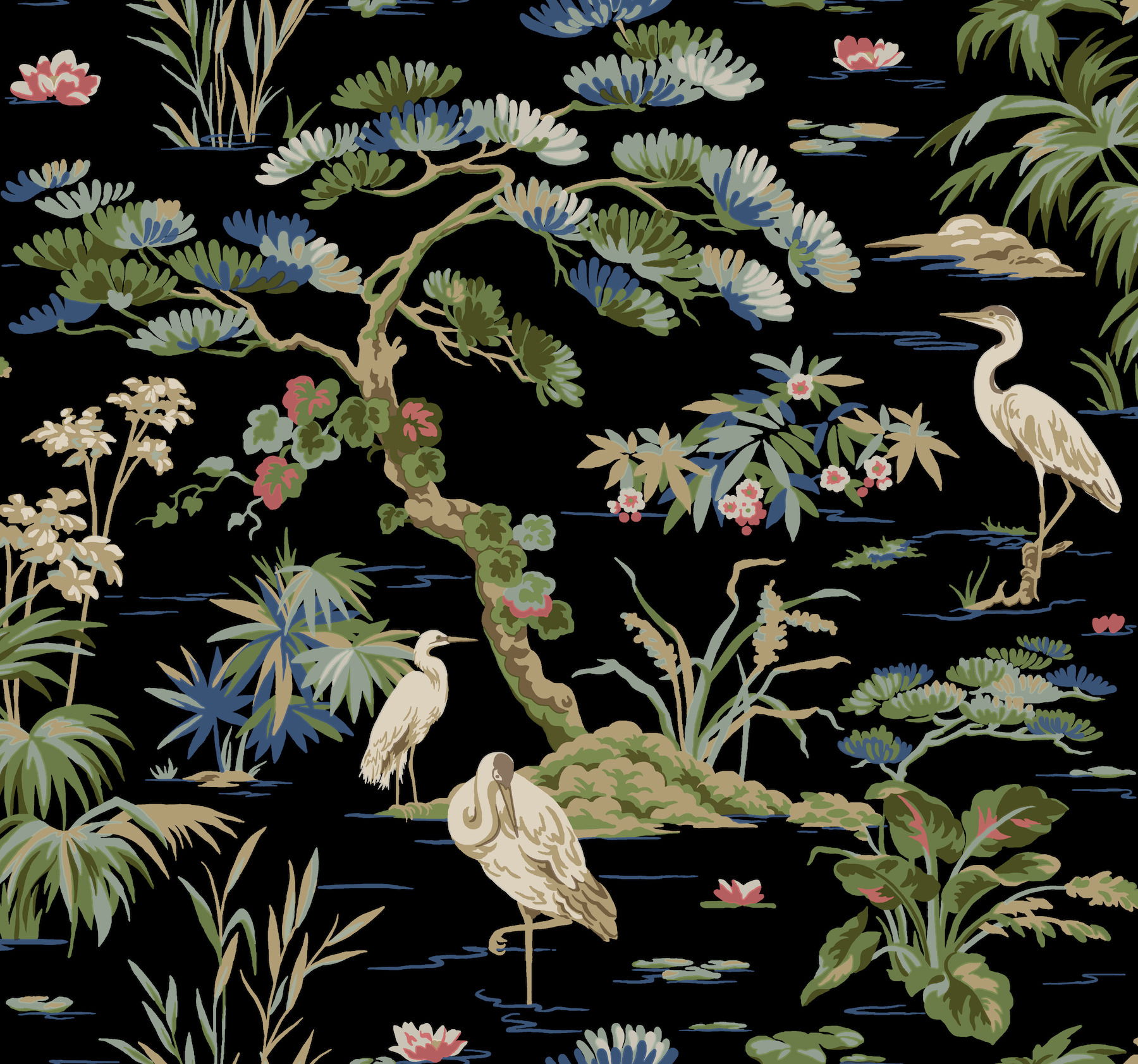 Bridgewater Black Wallpaper large image 