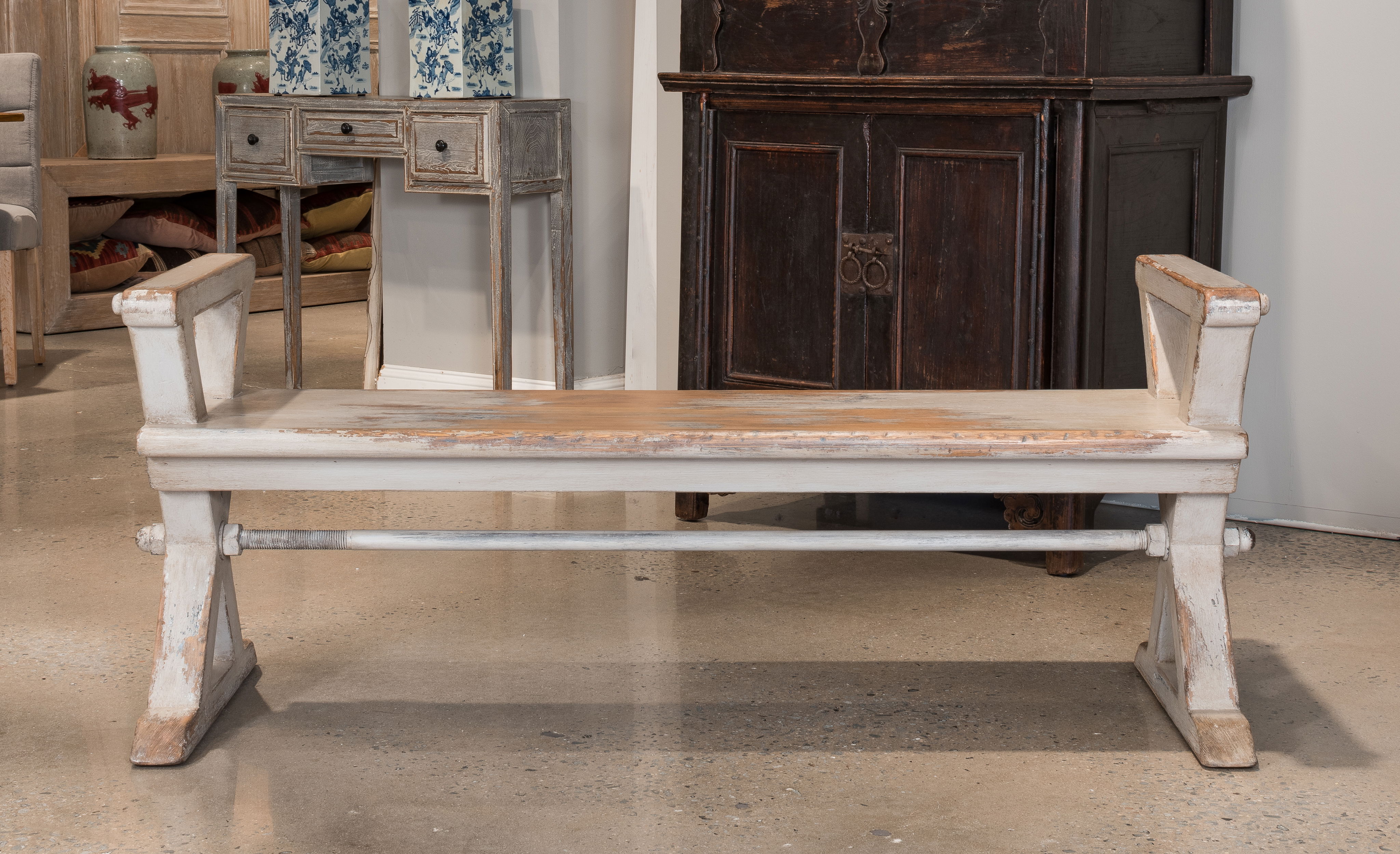 Replica Antique X Bench large image 