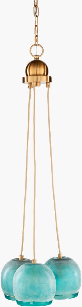 Izabella Pendant, by Surya, 13" length x 13" width x 38" height