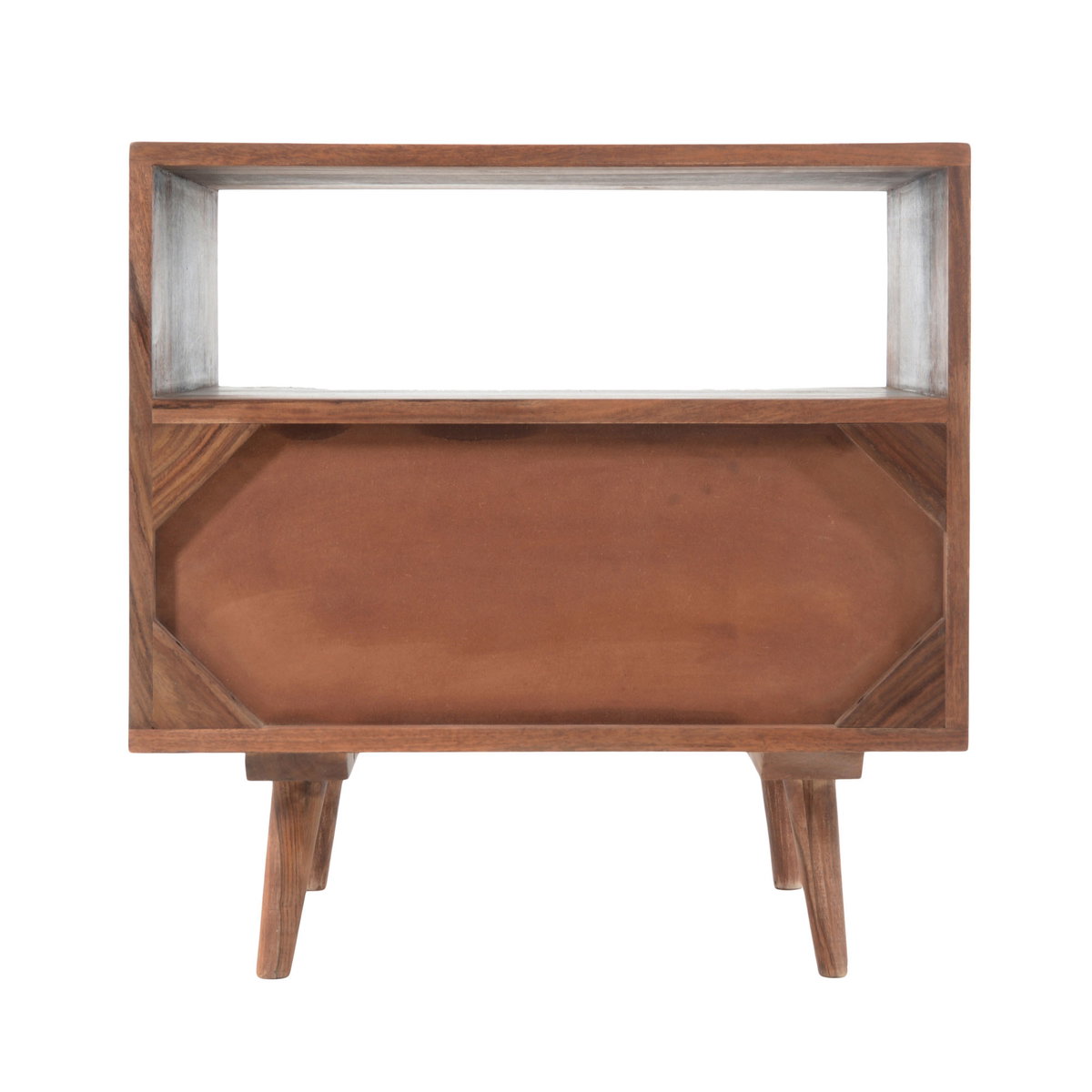 O2 Nightstand Natural, by Moe's Home, 22" width x 22" height x 16" depth View 9