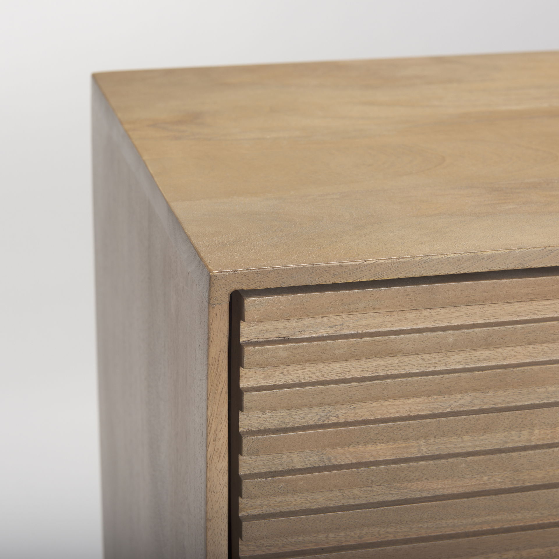 Sable 73.L x 17W x 30.5H Light Brown Solid  Wood 4 Door Sideboard large image 