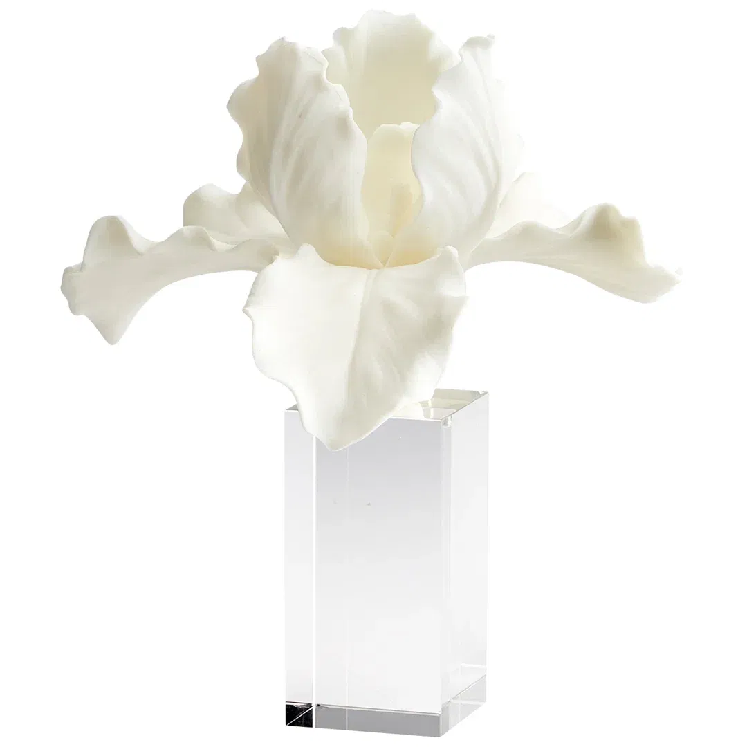 Orchid Flower Sculpture large image 