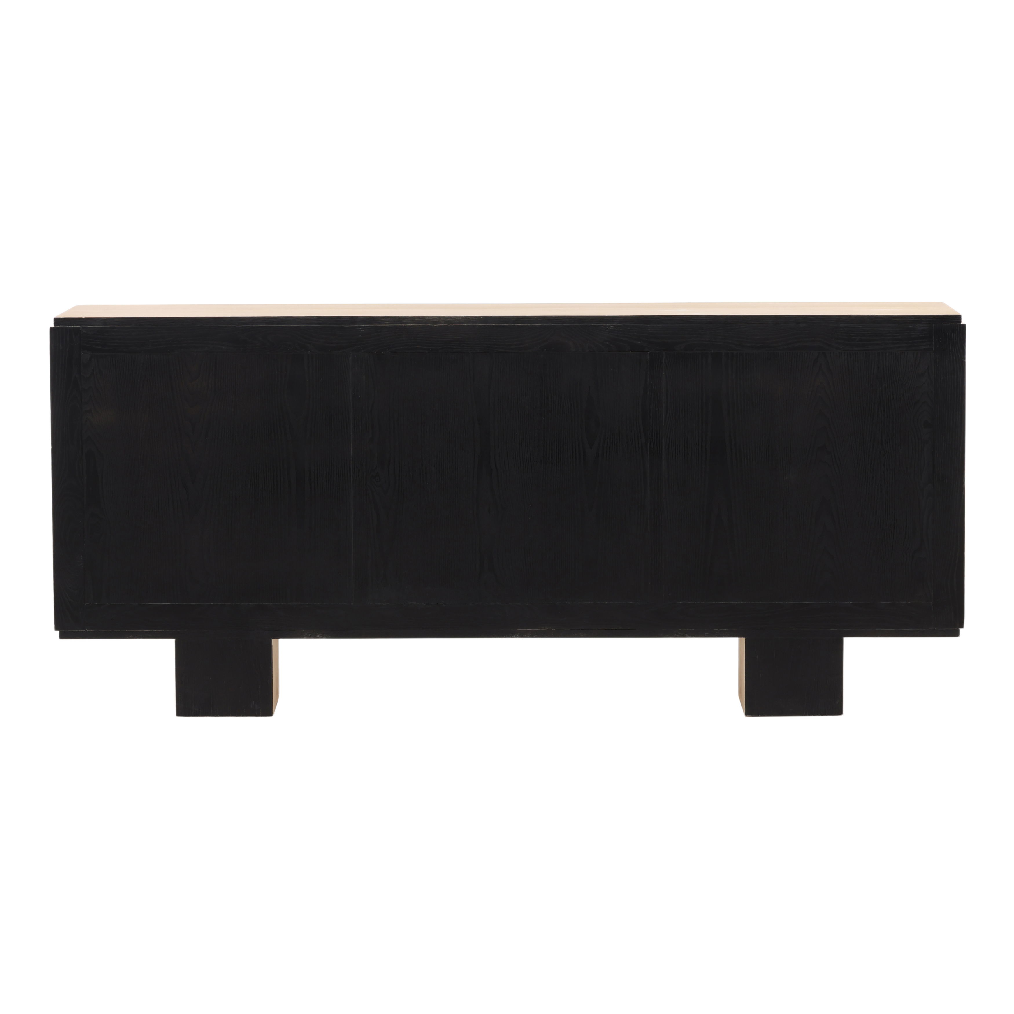 Williams Sideboard Light Natural, Sideboards & Buffet by Dovetail, 72.8" width x 32.5" height x 17.9" depth View 4