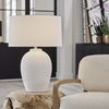 Reyna Chalk White Table Lamp thumbnail 1