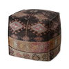 Loloi Poufs, Ottoman, 18" width x 18" height x 18" depth thumbnail 1