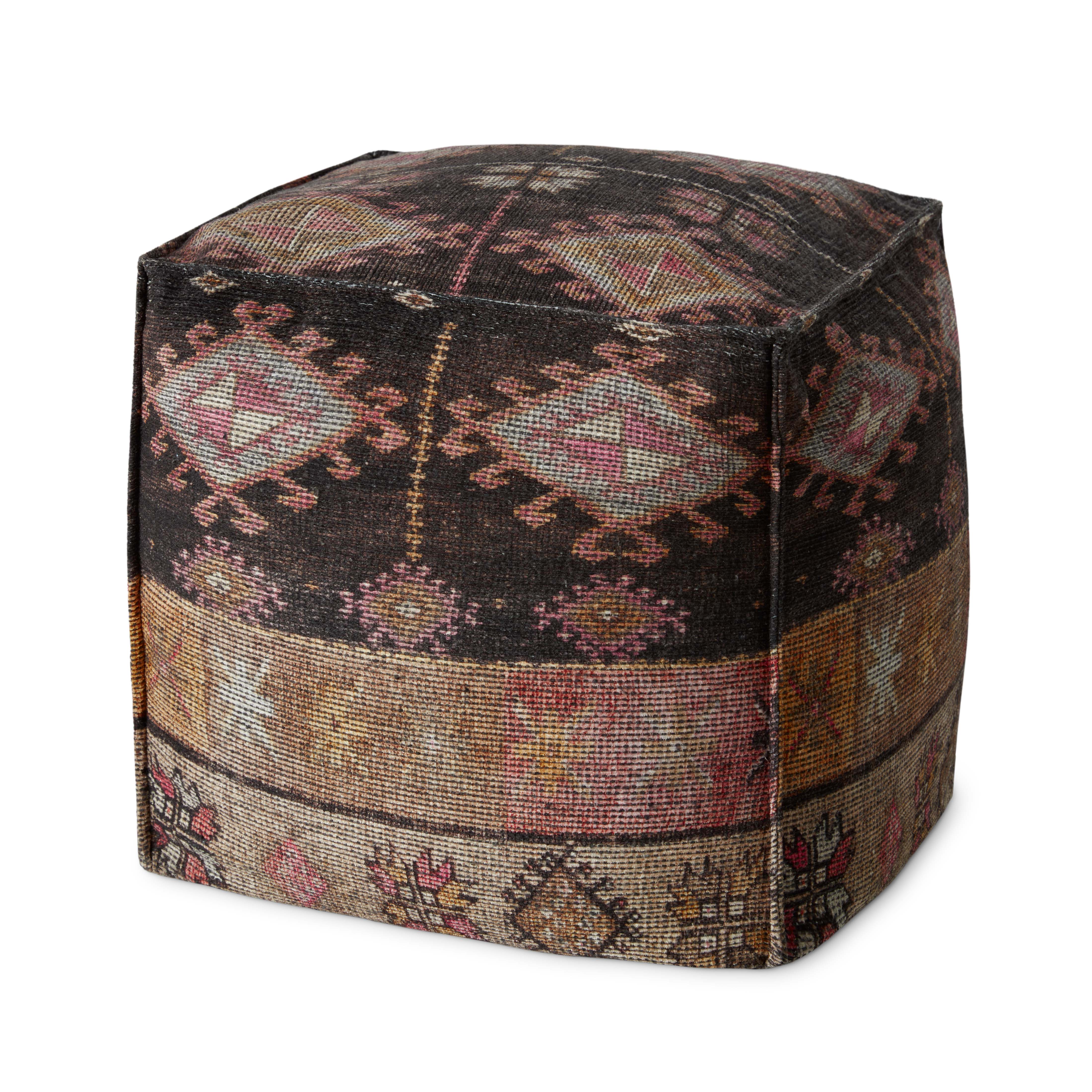 Loloi Poufs, Ottoman, 18" width x 18" height x 18" depth