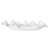 Ruffled Feathers Modern White Bowl, Decorative Tray by Uttermost, 24" width x 4" height x 9.84" depth thumbnail 5