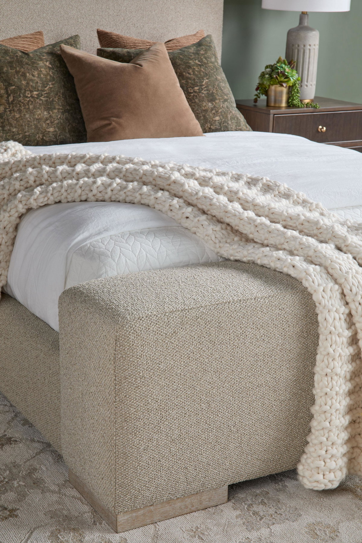 Warren Cal King Bed, by Essentials for Living, 78.5" width x 44.5" height x 103" depth View 17