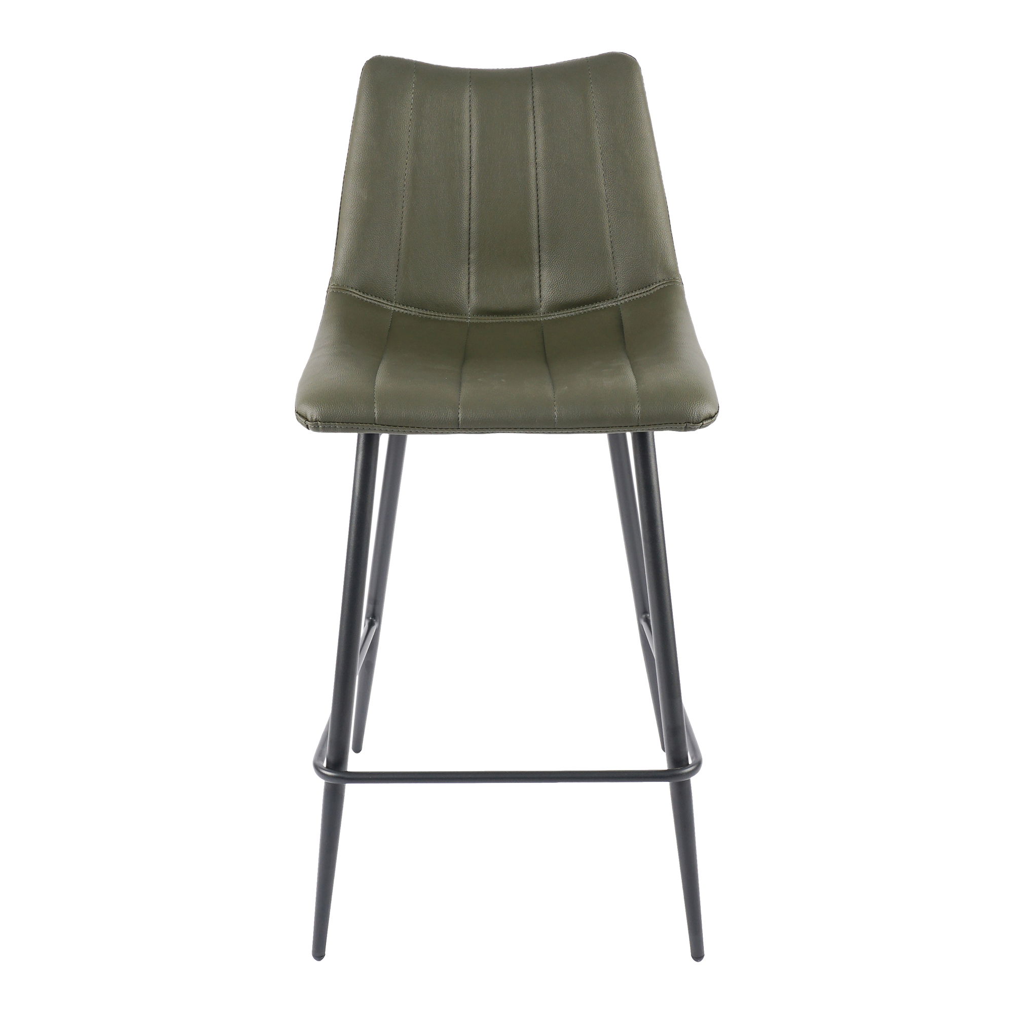 Alibi Counter Stool Dark Green - Set Of Two, Counter & Bar Stool by Moe's Home, 17.7" width x 37" height x 20" depth View 4