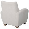 Teddy White Shearling Accent Chair, Furniture by Uttermost, 32" width x 35.5" height x 34.5" depth thumbnail 7