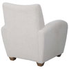Teddy White Shearling Accent Chair, by Uttermost, 32" width x 35.5" height x 34.5" depth thumbnail 7
