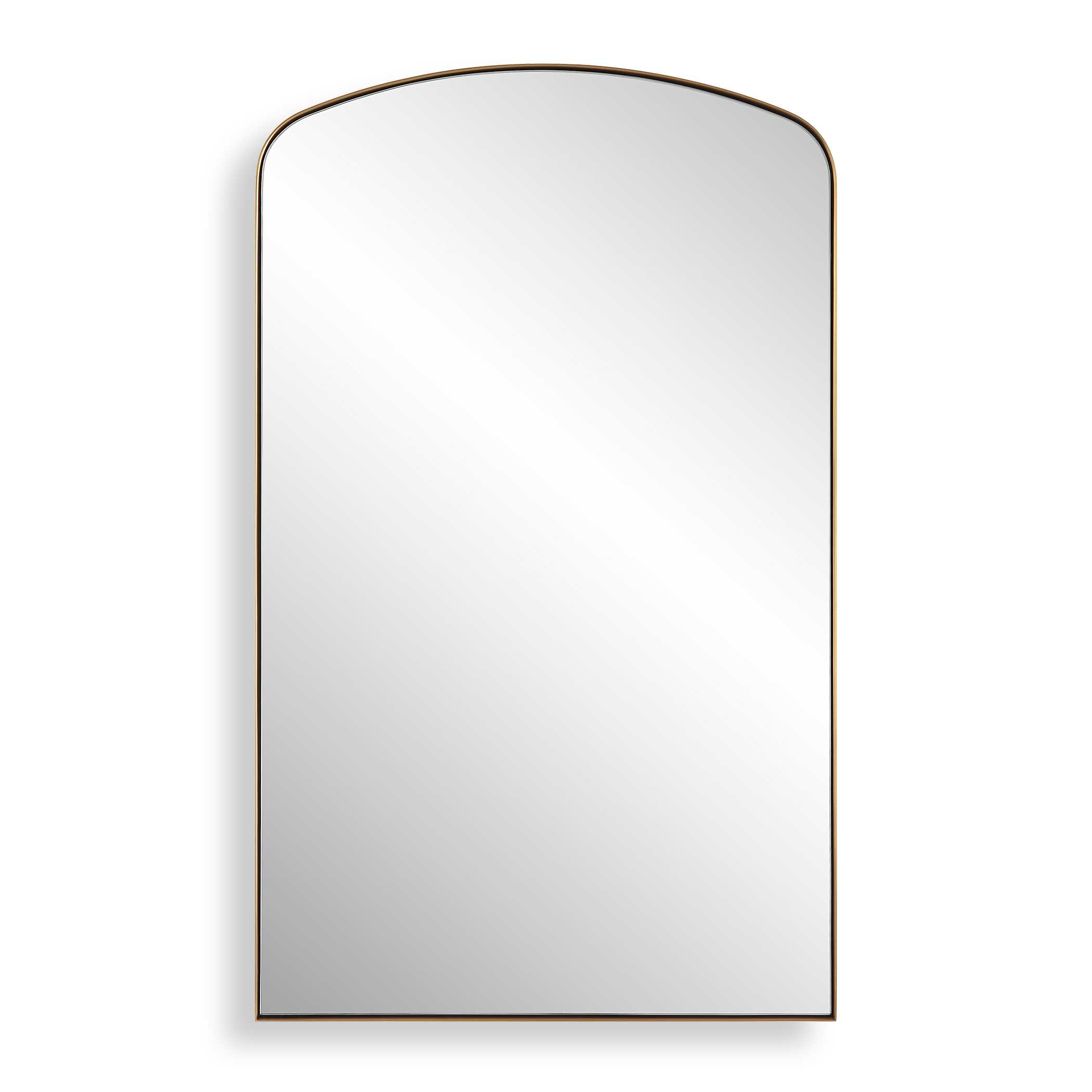 Tordera Brass Arch Mirror large image 