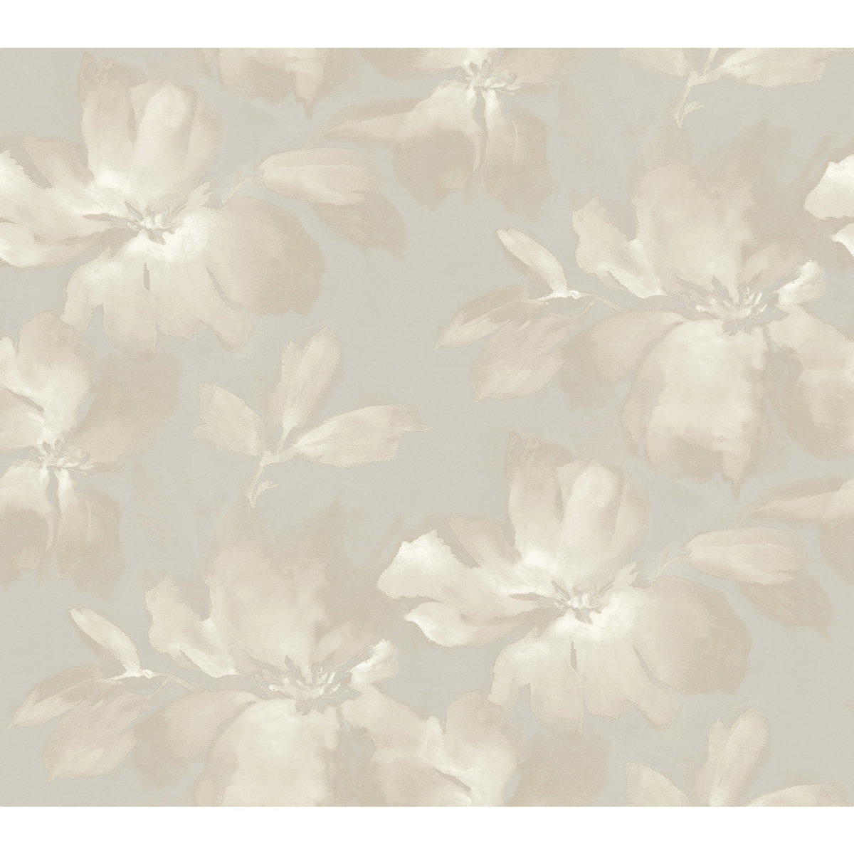 Midnight Blooms Grey Wallpaper, by York Wall, 27' length x 2'3" width x 0.02" depth