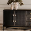 Mako Sideboard Large Black, Cabinets & Sideboard by Moe's Home, 100" width x 33.86" height x 17.72" depth thumbnail 8
