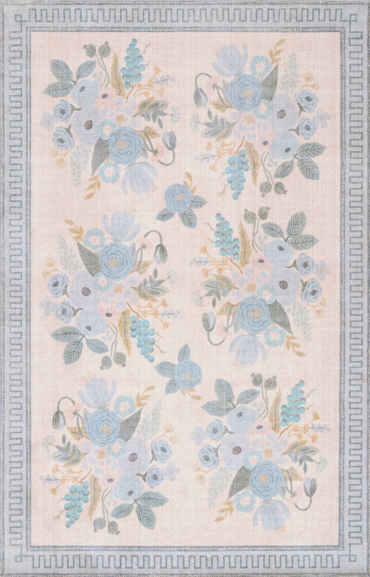 Rifle Paper Co. x Loloi Jardin Rug, 2'3" length x 5'6" width View 1