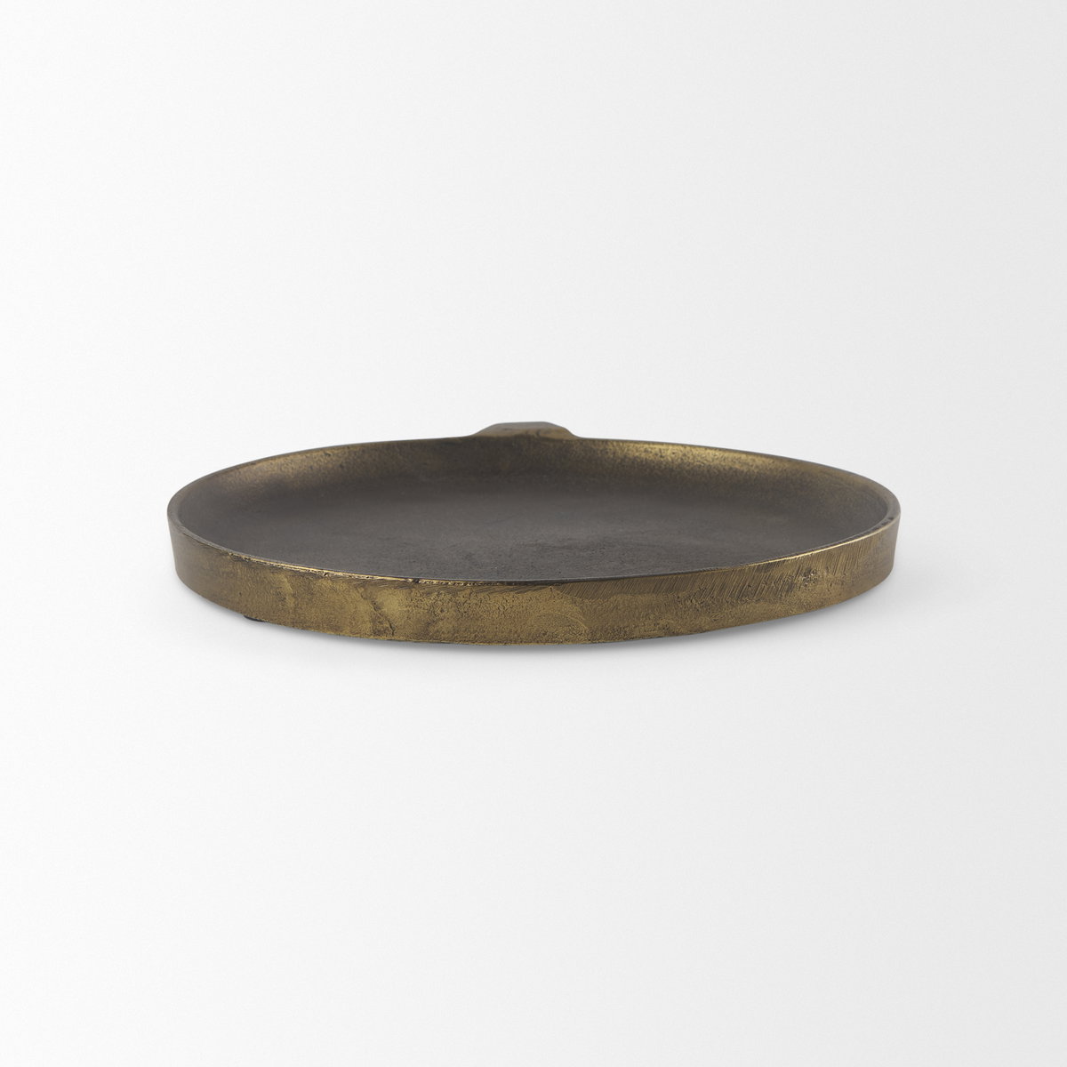 Marlowe Aluminium Tray - Small, Decorative Tray by Mercana, 14" length x 11.75" width x 1" height View 6