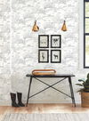 Pasture Toile Black & White Wallpaper thumbnail 2