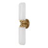 Wellsville 2 Lt Brass Sconce, by Uttermost, 22" width x 5" height x 4.37" depth thumbnail 4