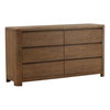 Chadwick Dresser Brown, by Dovetail, 67" width x 35.5" height x 19.75" depth thumbnail 1