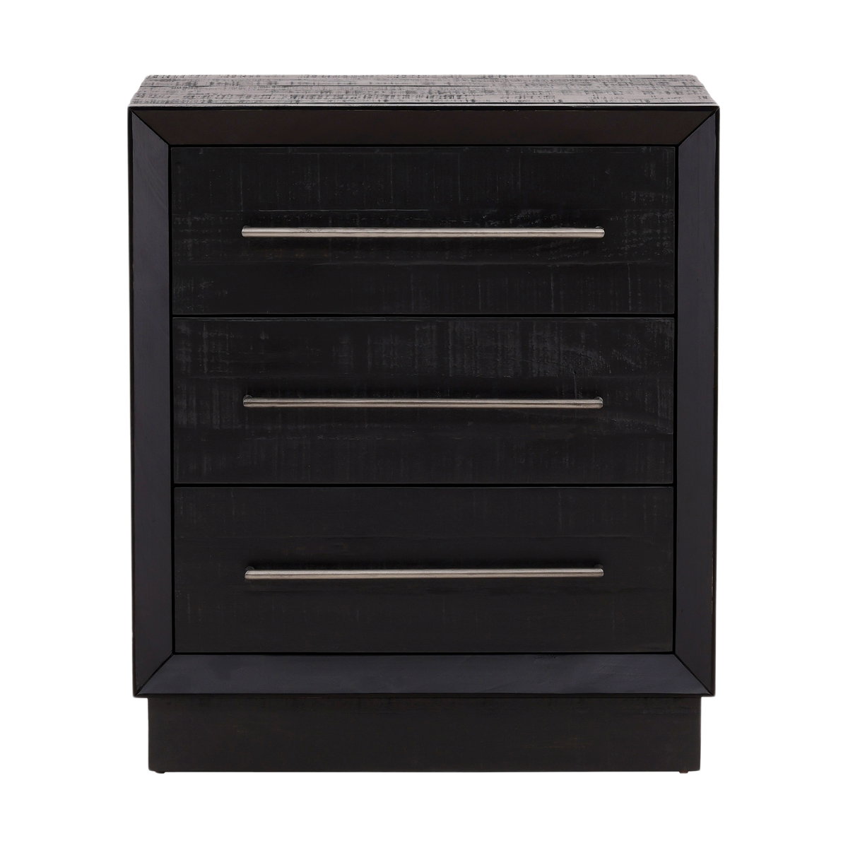 Humphreys Nightstand Black, by Dovetail, 26" width x 29" height x 18" depth View 2