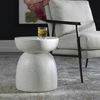 Inhale Cast White Accent Table thumbnail 1