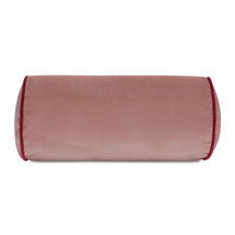 Online Designer Living Room Studio 773 Lifestyle Velvet Bolster Decorative Pillow Cover & Insert
