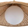 Phuvinh 1 Light Rattan Shade Pendant, by Uttermost, 20" width x 9.5" height x 20" diameter x 20" depth thumbnail 7