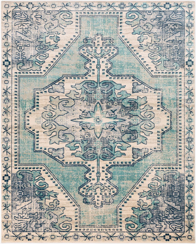 Bohemian Machine Woven Rug, by Surya, 5'4.96" length x 3'11.24" width