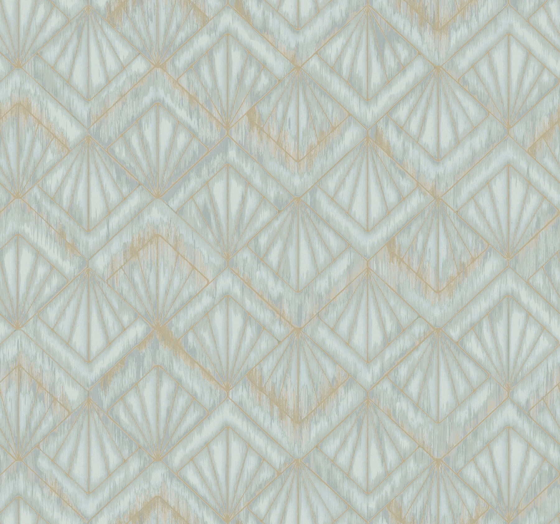 Modern Shell Light Blue Wallpaper, by York Wall, 27' length x 2'3" width x 0.02" depth View 1