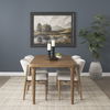 Suvan 72L Light Brown Rectangular Oak Wood Dining Table thumbnail 1