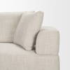 Warner Oatmeal 2 Piece Sofa Set, Sectional Sofa by Mercana, 113" length x 40.2" width x 32.68" height thumbnail 6