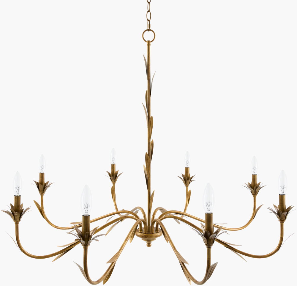 Lustre Chandelier, by Surya, 45" length x 45" width x 33" height