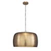 Lemont Hammered Brass 1 Light Pendant, Mini Light Pendant by Uttermost, 24" width x 15.5" height x 24" diameter x 24" depth thumbnail 5